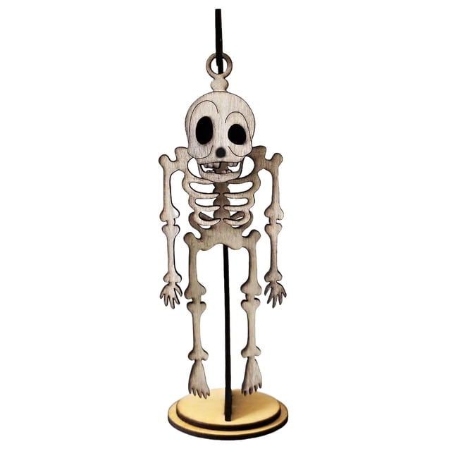 HUASHENG On Swing 3D Cut / Cute Halloween Decor/ Halloween Wood Craft/ For / For Glowforge