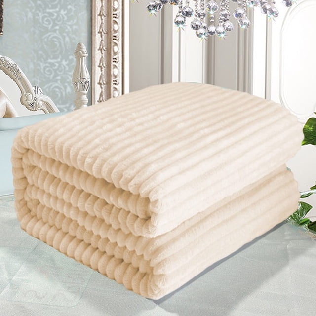 Chmadoxn Throw Blanket, Soft And Thick Double Layer Raschel Blanket A Must Have Warming Artifact In Winter Suitable For Beds Sofas And Other Scenes Providing The Ultimatecomfort Bedroom Blanket