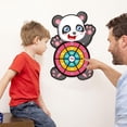 thumbnail image 4 of pitrice Cartoon Dart Board Games For Kids Board Games Kit With 3 Sticky Balls And Hook Classic Toys Set For Children Kid Type 1, 4 of 9