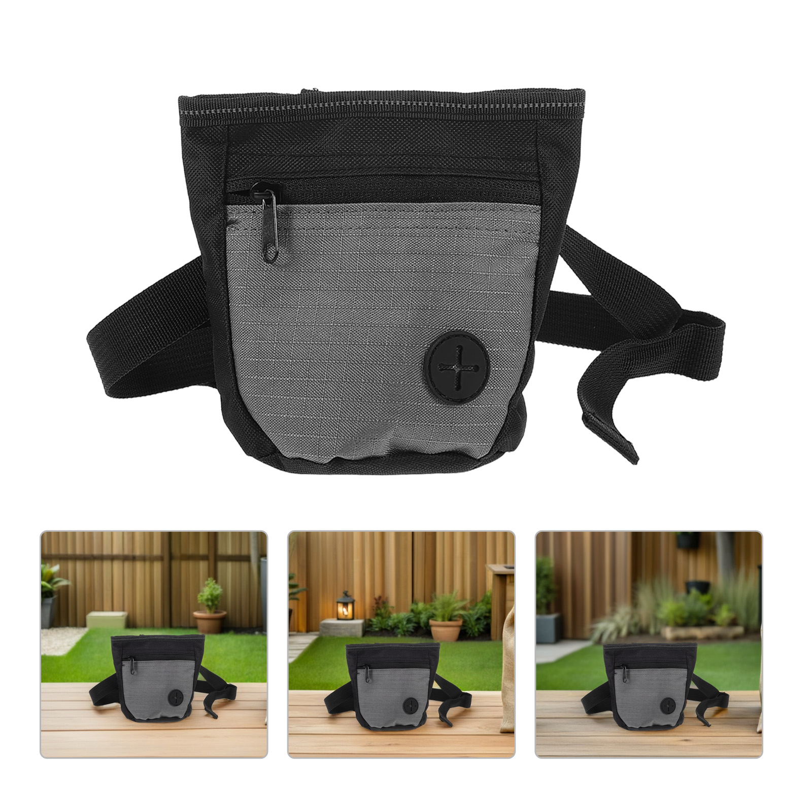 BRIGHTFUFU Treat Bags For Dogs Dog Treat Pouch Oxford Cloth Snack Storage For Hiking 1Set