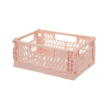 Lksixu Panier de Rangement Pliable pour Bureau à Domicile, Boîte en Plastique de Rangement, Gain de Place, Panier de Rangement Multifonction, Bacs de Rangement, Organisateurs et Rangement