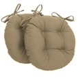 thumbnail image 1 of Coussins de Chaise Ronds Capitonnés en Sergé Uni de 16 Po (Ensemble de 2), 1 of 2