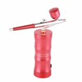 thumbnail image 3 of Makeup Airbrush Handheld Hydrate Moisturize Portable Facial Painting Airbrush for Cosmetic Red, 3 of 14