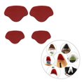 thumbnail image 4 of Semelles de Talon de Chaussure Réparation de Talon Adhésif Semelles de Chaussure pour Hommes & Femmes Talons Hauts Rouge, 4 of 8