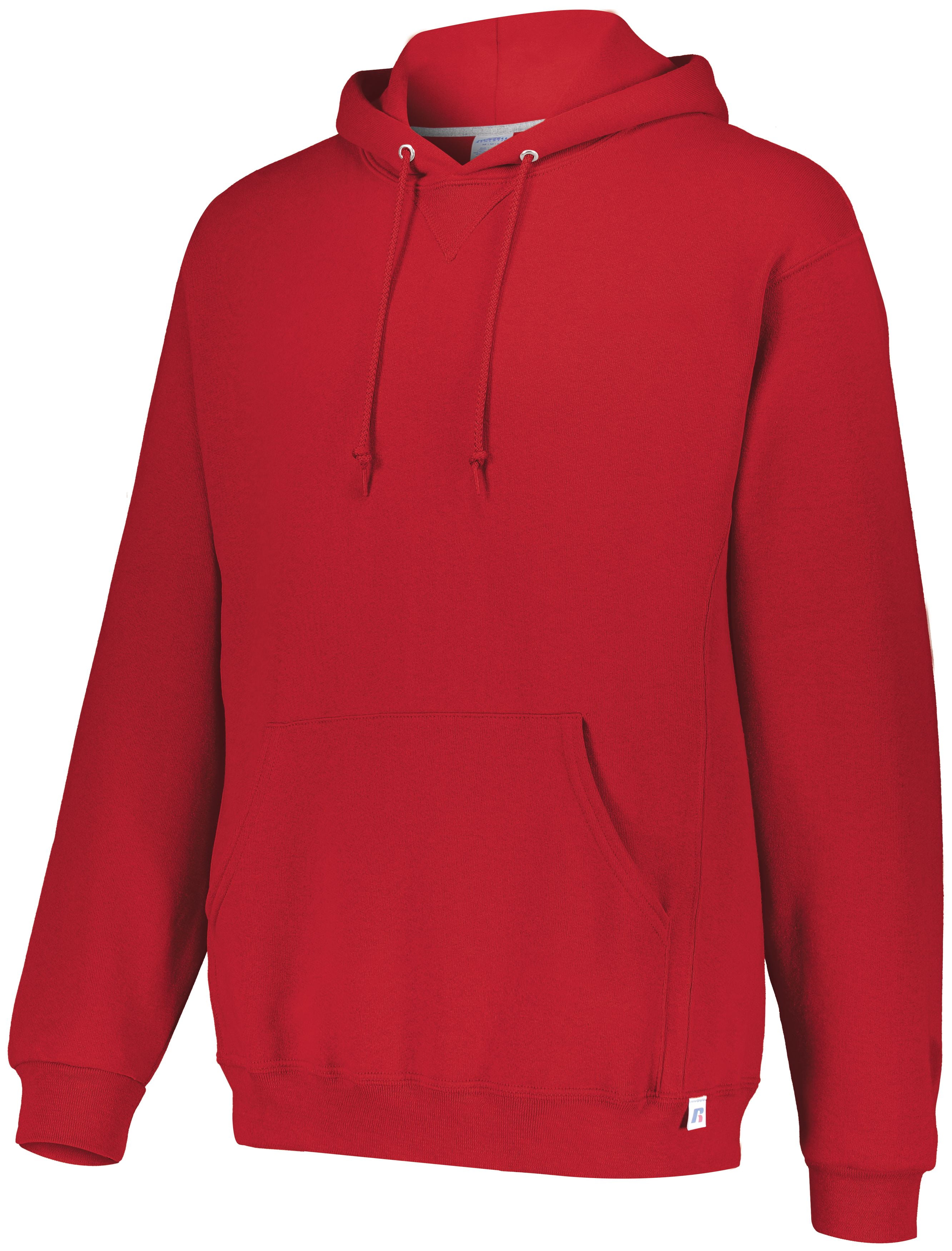 Russell Athletic Dri Power Hooded Sweatshirt, L, True Red
