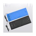 thumbnail image 2 of 85Keys Pliable Silicone Souple Mute USB Câblé Mini Clavier Ordinateur Accessoire - Rose, 2 of 5