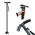 thumbnail image 1 of Adjustable Elderly Cane Foldable Walking Stick Quality LED Elderly Cane For Old People Parents Cane For Old People, 1 of 7