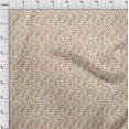 thumbnail image 4 of oneOone Velvet Orange Fabric Florals Sewing Craft Projects Fabric Prints By Yard 58 Inch Wide, 4 of 4