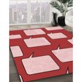 thumbnail image 3 of Ahgly Company Machine Washable Indoor Rectangle Transitional Red Area Rugs, 2' x 4', 3 of 7