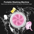 thumbnail image 4 of Herwey Portable Washing Machine, Laundry Washer,Portable Mini Ultrasonic Washing Machine Travel Laundry Washer Cleaner Cleaning Tool, 4 of 8