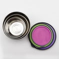 thumbnail image 5 of Stainless Steel Mixing Bowls Set with Lids - Kitchen Storage Containers for Food Prep Reusable Metal Bowls for Mixing Marinating and Serving, 5 of 5