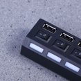 thumbnail image 3 of OULII usb hub extension USB Hub ABS Black for Notebook 1Pack, 3 of 4