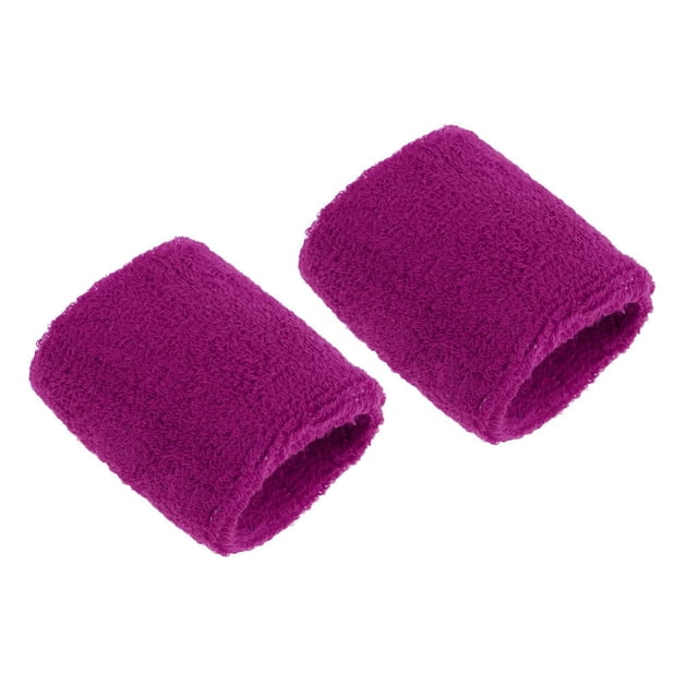 S SERENABLE 2 Pcs Bracelets de Sport pour Football Basketball Course Athlétique violet Foncé