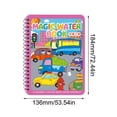 thumbnail image 3 of Magic Water Reveal Coloring Set Reusable Painting Kit for s Creative Art Activity Travel Friendly Washable Doodle Toy Educational Gift, 3 of 6