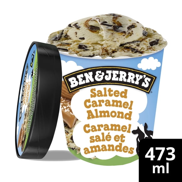 Ben & Jerry's Salted Caramel Almond Ice Cream, 473 mL