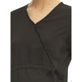 thumbnail image 3 of Scrubstar Women's Maternity Stretch Mock Wrap Scrub Top, 3 of 6