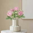 thumbnail image 5 of Vaidha Bouquet Simulé de Fleurs de Décoration Intérieure Bouquet de Roses Simulées Petits Guidons de Roses, 5 of 5
