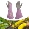 thumbnail image 2 of Gants de Jardinage Protection Résistants Longs Gants à Gantelet de Plantation, 2 of 7