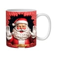 thumbnail image 2 of Aqestyerly Christmas Inflatable Mug Snowman Santa Mug Puffy Coffee Mug Press Gift Holiday Ceramic Mug With Handle HWRETIE, 2 of 5
