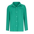 thumbnail image 3 of Timegard Button down Shirts for Women Cotton Linen Lapel Neck Blouse Lightweight Fall Casual Loose Tops, 3 of 5