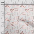 thumbnail image 1 of oneOone Silk Tabby Fabric Line Geometric Decor Fabric Printed BTY 42 Inch Wide, 1 of 4