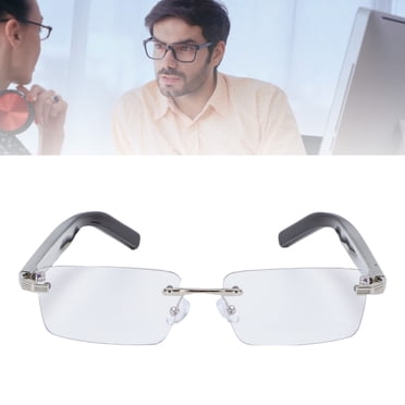 Lunettes Intelligentes avec Traduction IA en Temps Réel, Lunettes de Traduction Prenant en Charge 100+ Langues, pour les Voyages, Usage Social