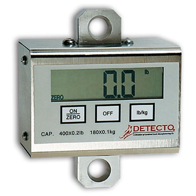 Cardinal Balance Scale-Detecto PL400 pour Patient, Balance à Lever 400 Lb X 0,2 Lb - 182 kg X 0,1 kg