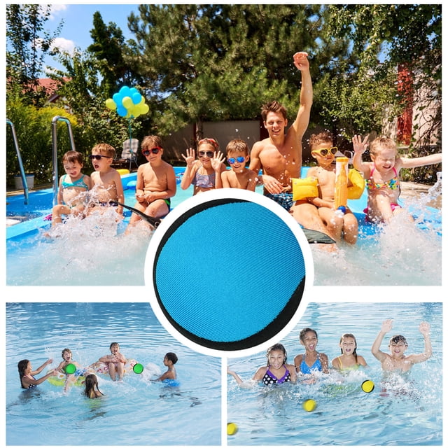 Blue Water Balls Bounce In The Water Pool And Beach Toys For Kids And Adults