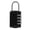 Black, variant on SHISUYAN Rosy Combination Lock Made of Zinc Alloy for Home Use Reliable and Sturdy 4 Digit