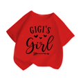 thumbnail image 3 of JAKANYQ T-shirts Graphiques Mignons pour Filles Tout-Petits Col Rond Manches Courtes T-Shirt d'Été Décontracté Rouge 7-8 Ans, 3 of 5