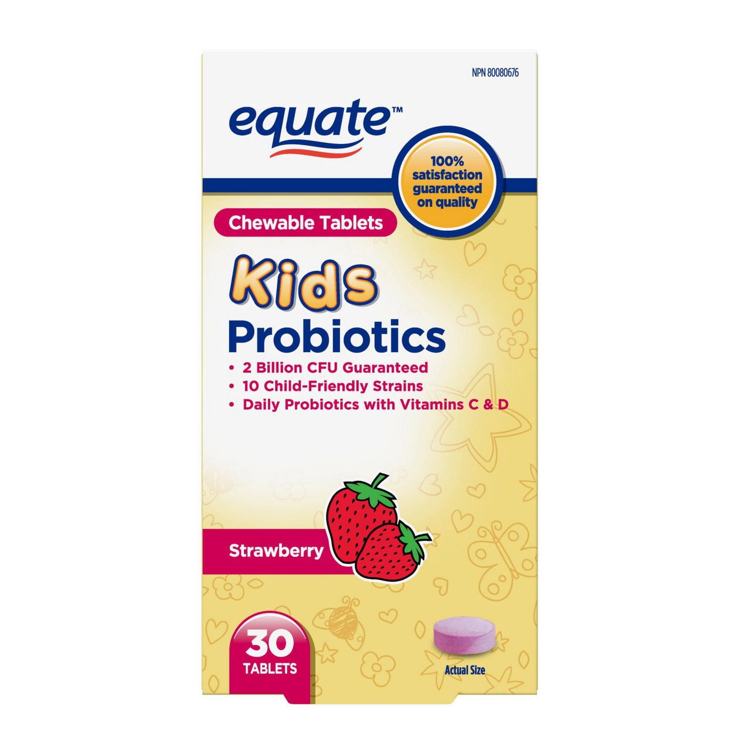 Probiotiques pour Enfants avec vitamines C et D