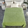 thumbnail image 1 of Plaid Polaire - Polyester Doux et Respirant, Décoration Canapé/Lit, Utilisation Toutes Saisons, Lavable en Machine, Vert, JKODE, 1 of 9