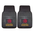 thumbnail image 1 of Fanmats NBA Champion Toronto Raptors Vinyl Car Mat Set of 2, 1 of 2