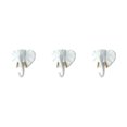 thumbnail image 2 of Wweixi Coat Hooks Easy To Install And Wide Application For Added In Daily Life White gold (elephant 3Set, 2 of 6
