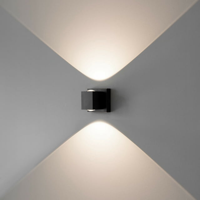Tubicen Série de Phares Applique Murale Moderne à DEL à Intensité Réglable Aluminium Noir