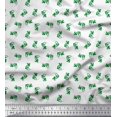thumbnail image 1 of Soimoi Poly Georgette Fabric Bubbles & Fish Ocean Print Fabric by the Yard 52 Inch Wide, 1 of 2