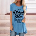 thumbnail image 2 of Pompotops Chemises Mode Décontractée pour Femmes Manches Courtes Tee-Shirt Ample Tunique Blouse, 2 of 4