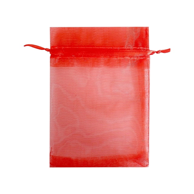 tumgatte 100pcs Fruit Protector Bags, Fruit Tree Fruit Mesh Bags Fruit Mesh Bags With Drawstring Mesh Bags Plant Fruit Flowers Flash Deal