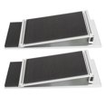 thumbnail image 1 of CUITING Rampe d'Entrée en Aluminium pour Fauteuils Roulants 1 Paire Rampe de Seuil Entrée de Fauteuil Roulant Alliage d'Aluminium Accès de Mobilité Réglable pour Maison Salle de Bain, 1 of 9