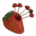 thumbnail image 4 of Ensemble de Fourchettes à Fruits, Délicate Apparence Fourchettes de Pic Alimentaire Robuste et Pas Facile à Rouiller Fourchette à Fruits en Acier Inoxydable avec Support pour Gâteau aux Fruits et Desserts à la Crème Glacée, 4 of 8