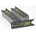 thumbnail image 2 of Inkdotpot Pack Of 50 Made With Love Text Favor Paper Tags Craft Real Gold Foil Hang Tags, 2 of 6