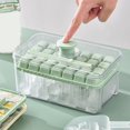 thumbnail image 1 of Feltree Ice Trays, Ice Cubes Tray with Lid and Bin, 28 Pcs Square Ice Cubes Molds with Ice, Easy Release & Save Space, Ice Cubes Storage Container Set, 1 of 8