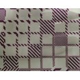 thumbnail image 5 of oneOone Georgette Viscose Wine Purple Fabric Striped Line Sewing Material Print Fabric By The Yard 42 Inch Wide, 5 of 5