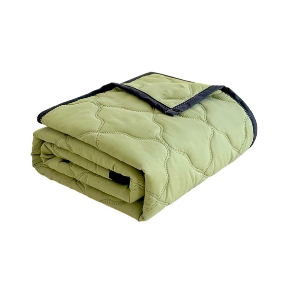 Summer Air Conditioning Quilt 100X150cm Nylon Spandex Cool Feeling Ice Silk Quilt Washable Non-Bulky Blanket for Hot Sleepers