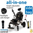 thumbnail image 3 of MAJESTIC IQ-8000 New Remote & Joystick Controlled Mobility Aid Lightweight Foldable Electric Wheelchair, 3 of 5