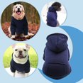 thumbnail image 2 of Dog Hoodie With Pocket - Fall Winter Warm Fleece Sweater Puppy Clothes For Small Medium Dogs Boy Girl, 2 of 3