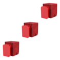 thumbnail image 3 of mmirethe Étui en Cuir Élégant 100 Cartes pour Cartes de Visite Professionnelles Rouge 3Set, 3 of 6