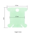 thumbnail image 2 of VONKY Embroidery Thread Winding Card Organizer Cross-stitch Line Thread Bobbin Plastic Card, green, 100pcs, 2 of 9
