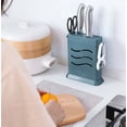 thumbnail image 4 of Dvkptbk Knife Rest Knife Rack Storage Rack Multifunctional with Hooks Home Kitchen Countertop Storage Rack Knife Kitchen Knife Integrated Storage Rack Storage & Organization, 4 of 6