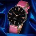 thumbnail image 4 of ATTOE Fashionable Classical Quartz Watch Business Style Unisex Couple Wristwatch Gift (Rose Red)-1916, 4 of 5